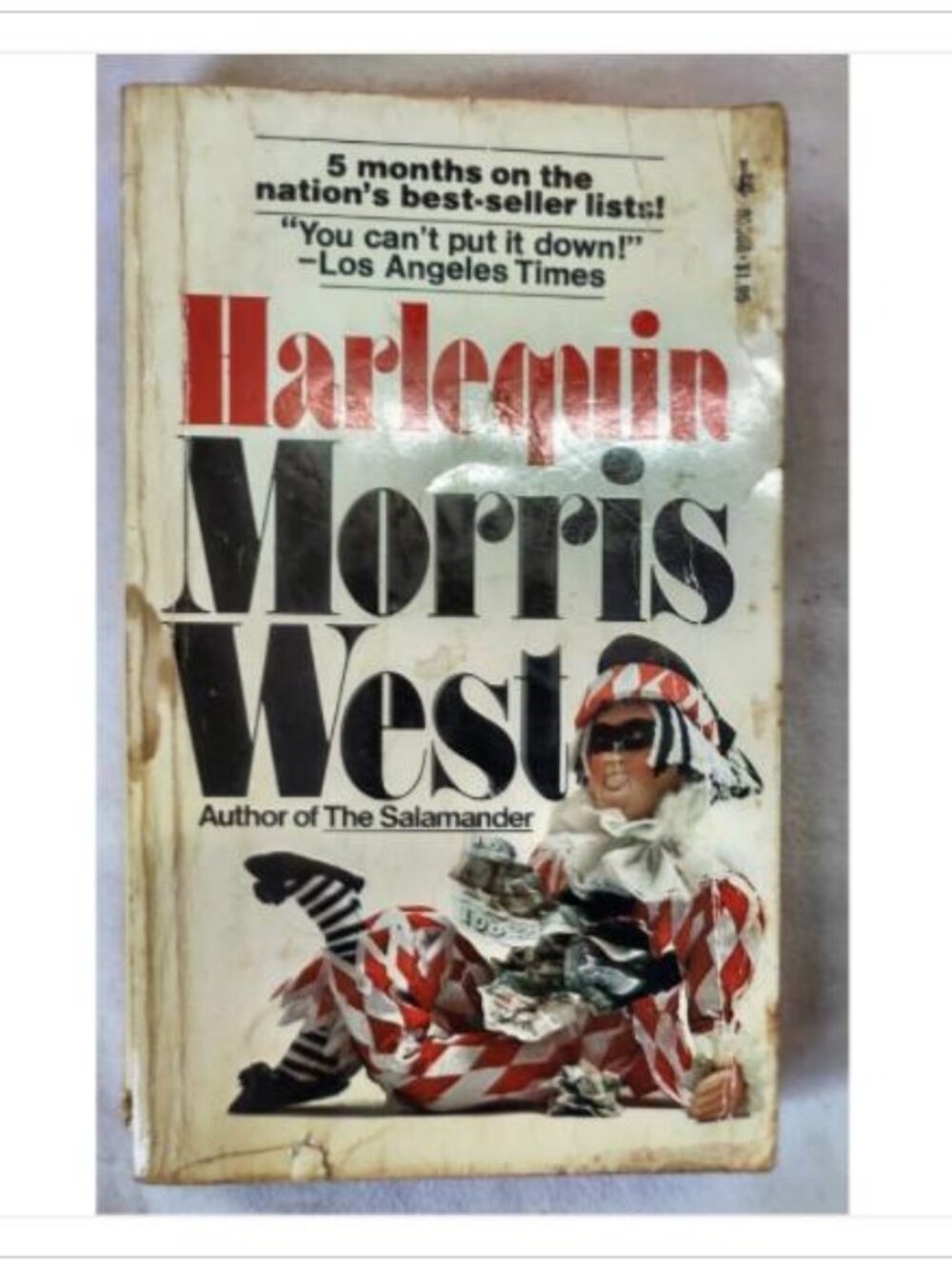 Harlequin by Morris West 1975 Pocket Books Paperback ISBN 671800868